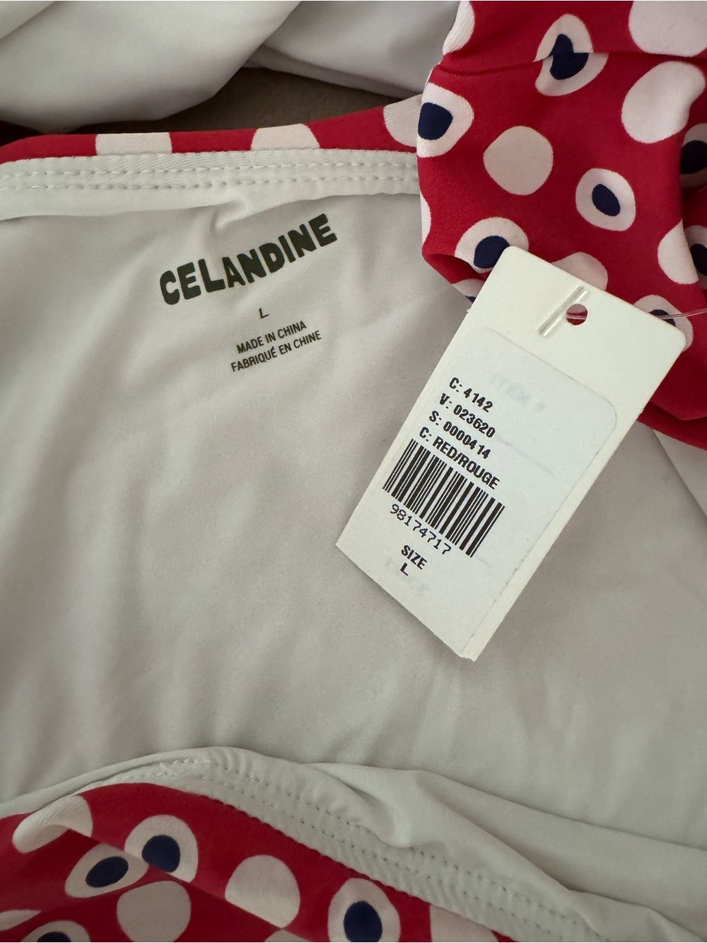 Anthropologie Celandine Everly Cutout One-Piece Swimsuit. Size L. MSRP $128 - Picture 7 of 12